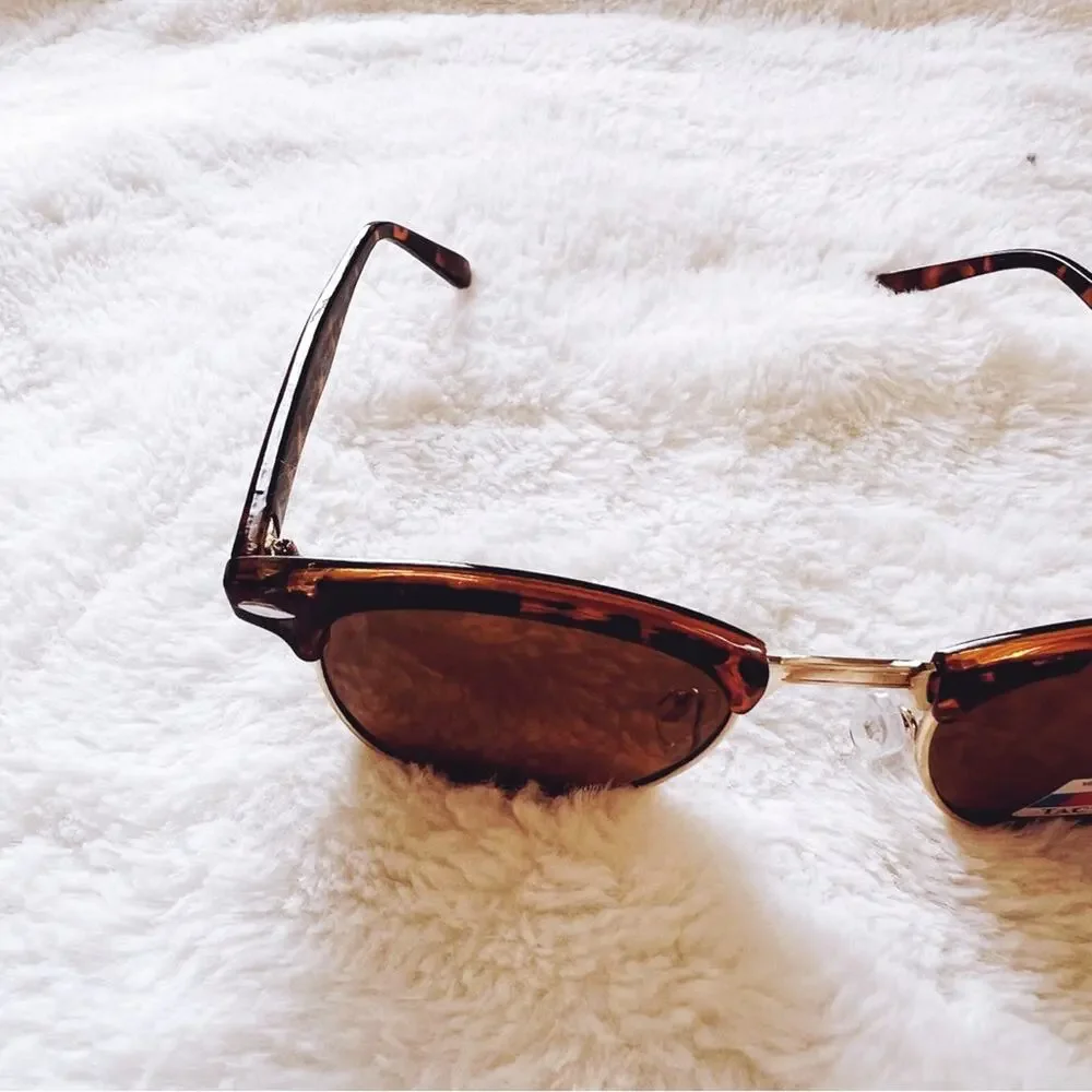Theo Brown Sleek Modern Sunglasses
